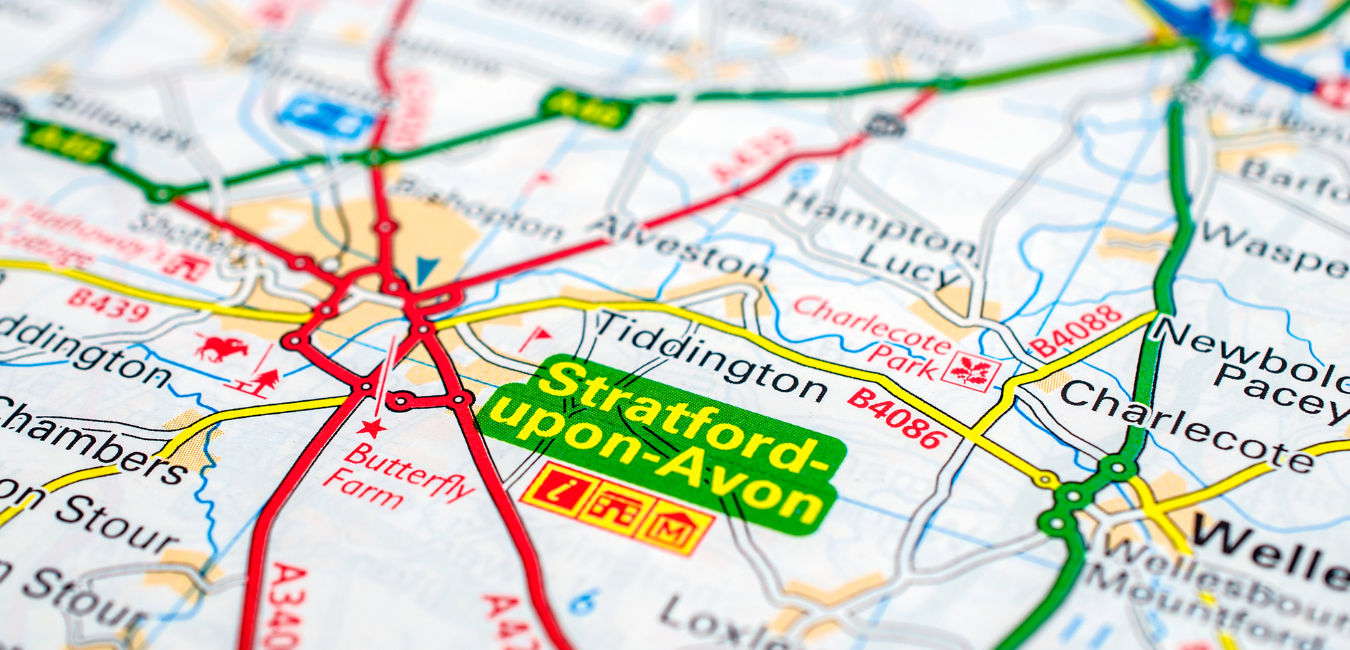 Stratford Upon Avon map | Where is Stratford Upon Avon?
